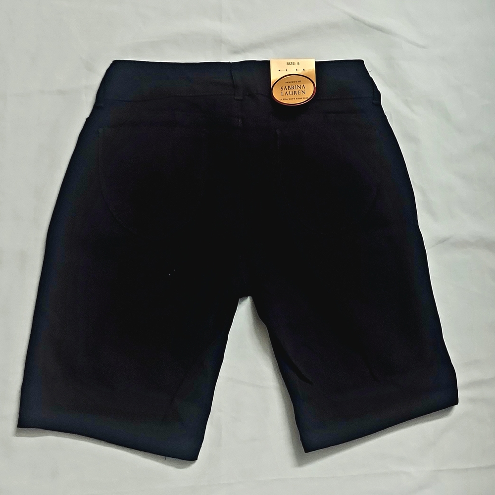 Sabrina Lauren Black Denim Shorts